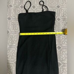 little black dress f21 with small side slit